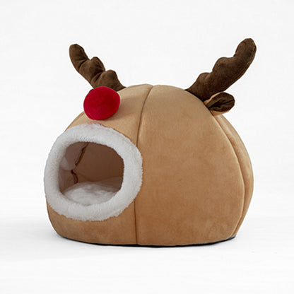 Festive Christmas Pet Bed | Cozy Dog & Cat Bed in Australia