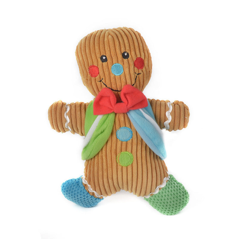 Chew Gingerbread Man Christmas Pet Toy | Dog Toys Australia