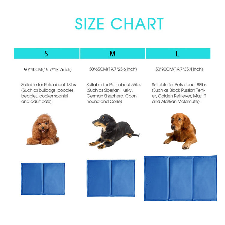 Dog & Cat Cooling Mat | Best Pet Cooling Mat for Summer in Australia Sizes