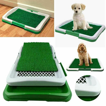 Artificial Grass Dog Potty Tray | Pet Toilet