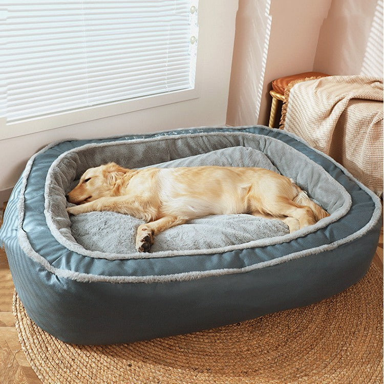 Luxurious Plush Dog Bed | Comfortable Pet Bed