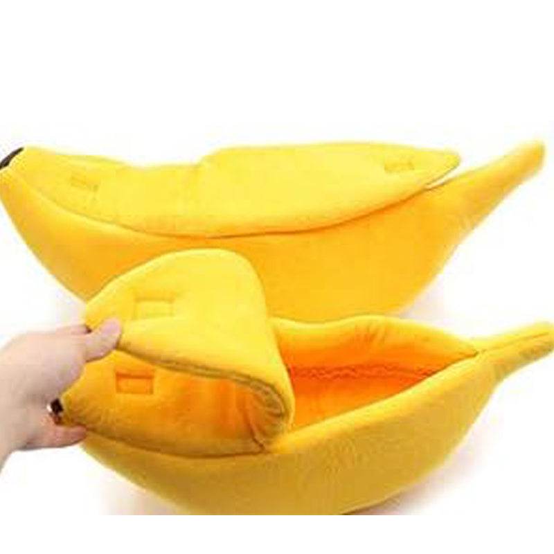 Soft Warm Banana Pet Bed | Cosy Pet Bed for Cats & Dogs Australia