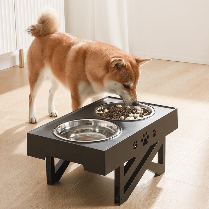 Adjustable Height Foldable Pet Bowl | Pet Supplies