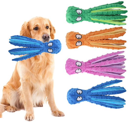 Eco-Friendly Plush Octopus Dog Toy | Best Pet Toys in the USA