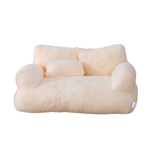 Luxury Plush Cat Bed Sofa | Cozy Pet Nest for Cats & Dogs