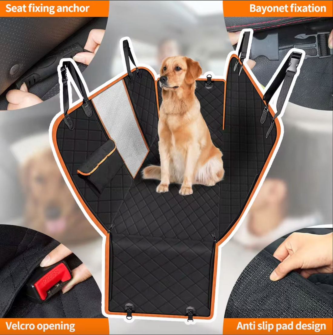 Dog Car Seat Cover | Travel Dog Hammock