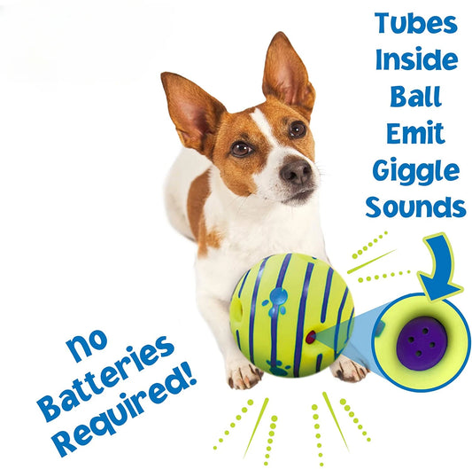 Interactive Dog Toy Ball with Fun Giggle Sounds | Pet Toys Australia