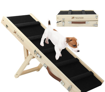 Adjustable Height Foldable Pet Ladder | Pet Ramp