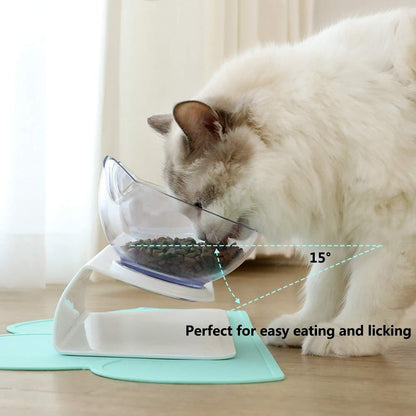 Non-Slip Cat Bowl with Stand | Best Ergonomic Pet Feeder in Australia