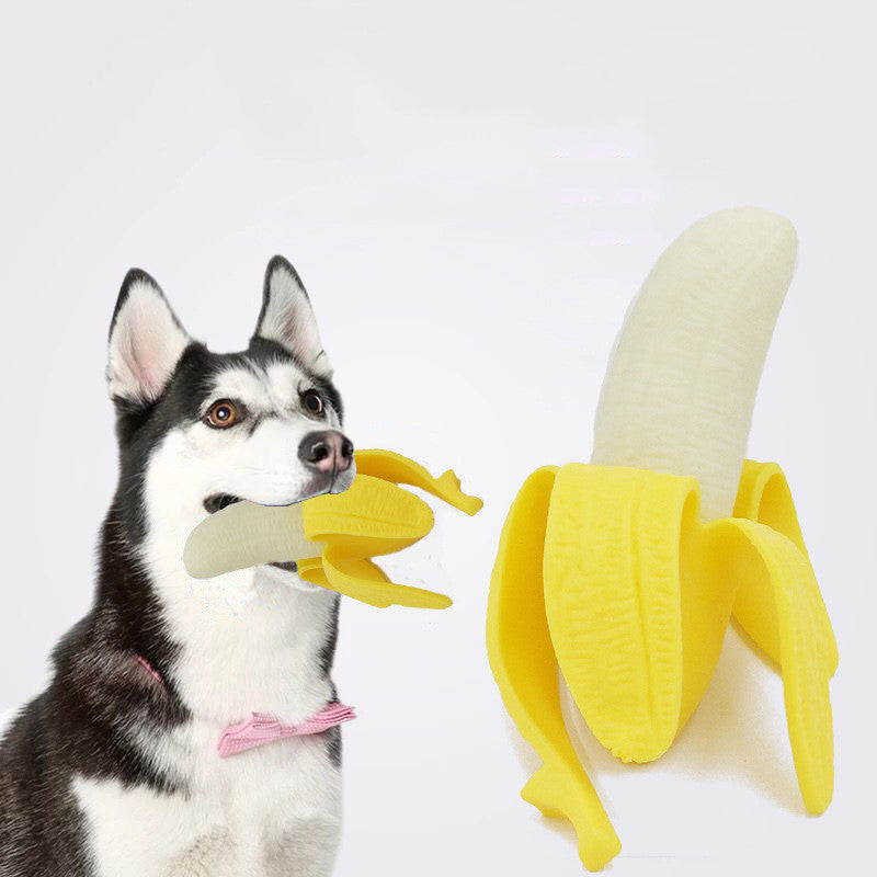 Banana Shaped Interactive Pet Toy | Chew Toys for Dogs