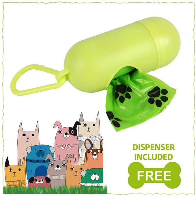 Durable Dog Poop Bags Free Dispenser Included | Best Eco-Friendly Pet Waste Solution in the USA